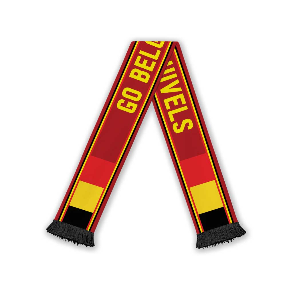 Belgium World Football 2026 Soccer Scarf National Flag Style