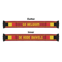 Belgium World Football 2026 Soccer Scarf National Flag Style