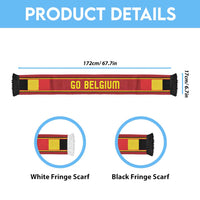 Belgium World Football 2026 Soccer Scarf National Flag Style