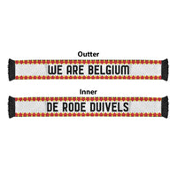 Belgium World Football 2026 Soccer Scarf National Pride Never Stops