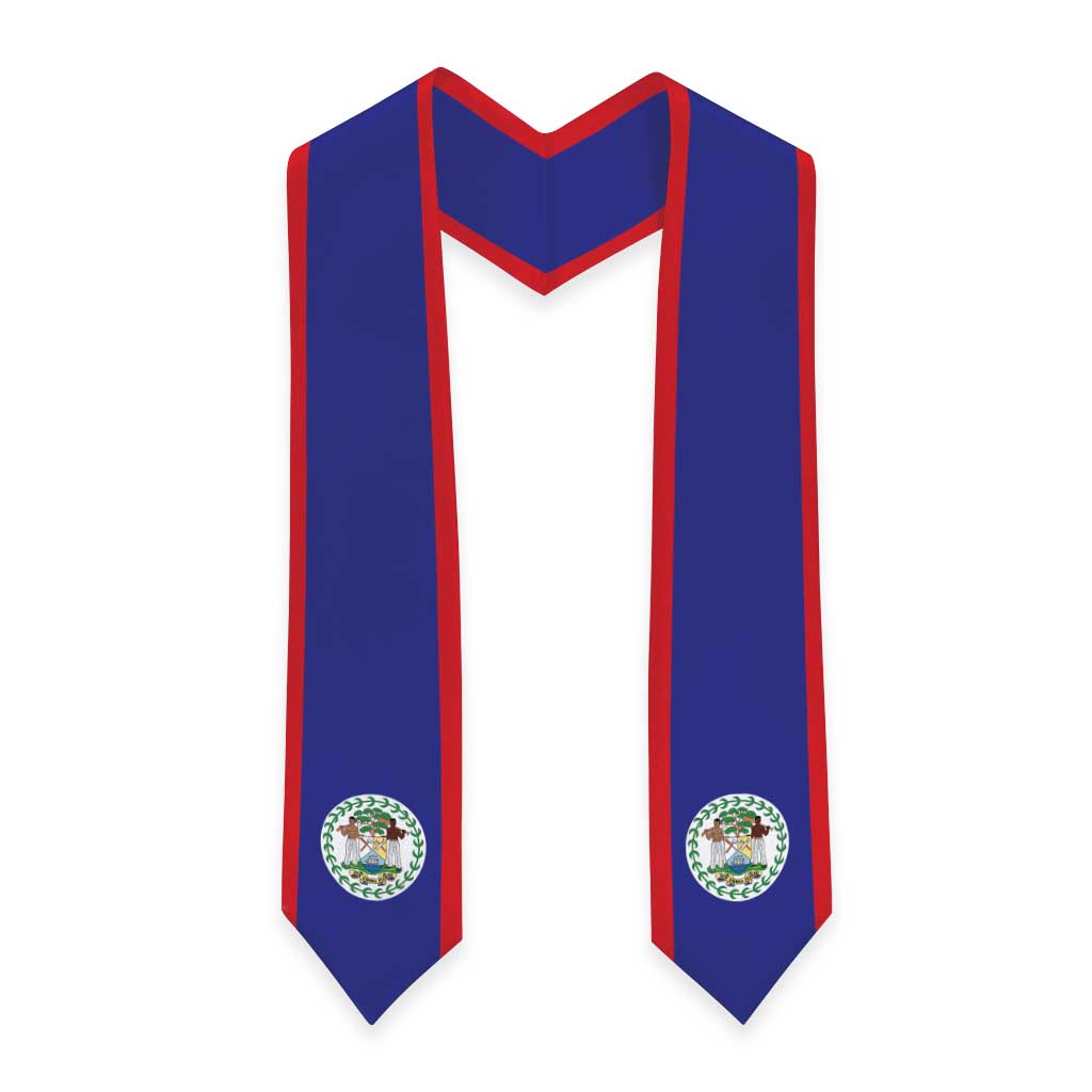 Belize Graduation Stole Flag Style