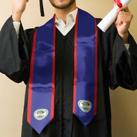 Belize Graduation Stole Flag Style