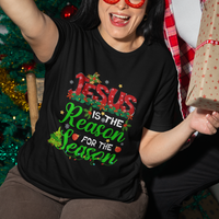 Christmas T Shirt Jesus Is The Reason For The Season - Wonder Print Shop