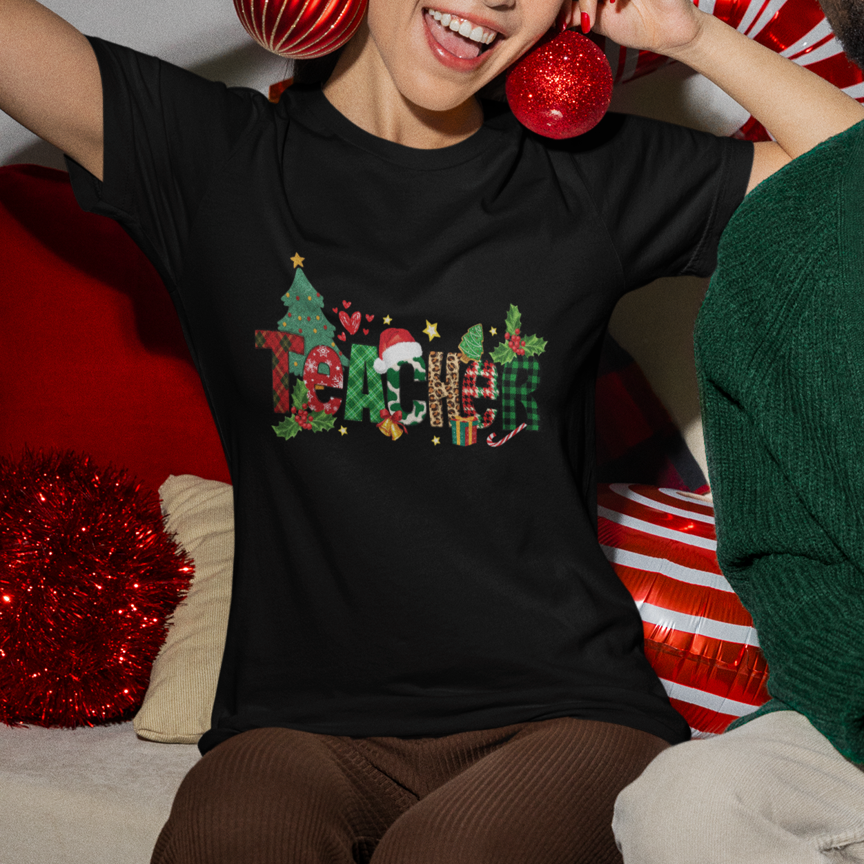 Teacher Christmas T Shirt Merry Xmas Gifts - Wonder Print Shop