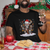 Christmas T Shirt Sugar Skull On Tree Funny Xmas - Wonder Print Shop