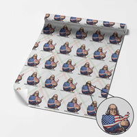 Benjamin Franklin Wrapping Paper Roll Freedom Liberty Independence American History