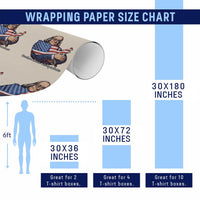 Benjamin Franklin Wrapping Paper Roll Freedom Liberty Independence American History