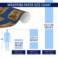 Bessie Coleman First African American Female Pilot Wrapping Paper Roll Black History - Wonder Print Shop