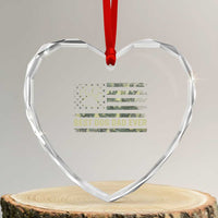 Best Dog Dad Ever Heart Crystal Glass Ornament Camo American Flag USA Fathers Day Gift for Dog Lovers - Wonder Print Shop