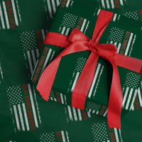 Best Effin Bonus Dad Ever Wrapping Paper Roll Funny Stepdad American Flag