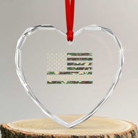 Best Effin Bonus Dad Ever Heart Crystal Glass Ornament Funny Step Dad Camo American Flag