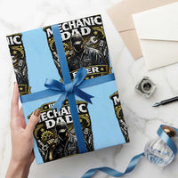 Best Mechanic Dad Ever Wrapping Paper Roll Auto Repair Fathers Day Graphic