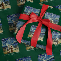 Bethlehem Starry Night Wrapping Paper Roll Nativity Luke 2:11 Christian Xmas - Wonder Print Shop