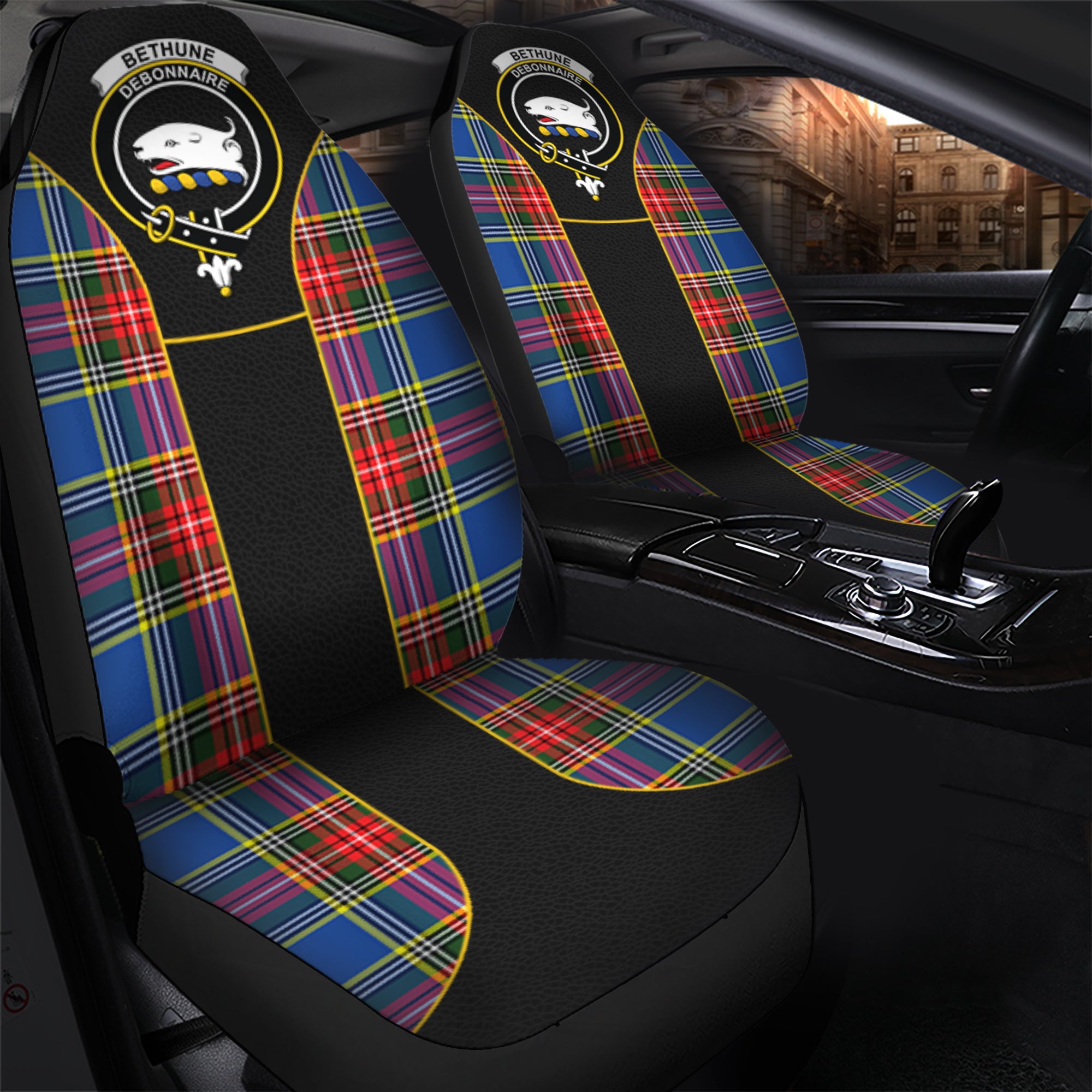 scottish-bethune-tartan-crest-car-seat-cover-special-style