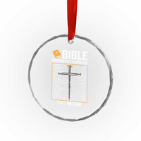 Bible Emergency Numbers Crystal Glass Ornament Funny Christian Bible Jesus Religious
