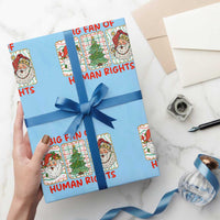 Big Fan Of Human Rights And Equality Wrapping Paper Roll Xmas Activism Gift - Wonder Print Shop