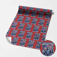 Bigfoot 250th Anniversary America Wrapping Paper Roll 250 Years Of Freedom 4th July 1776 2026 Patriotic Flag