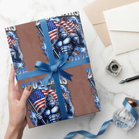 Bigfoot 250th Anniversary America Wrapping Paper Roll 250 Years Of Freedom 4th July 1776 2026 Patriotic Flag