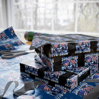 Bigfoot 250th Anniversary America Wrapping Paper Roll 250 Years Of Freedom 4th July 1776 2026 Patriotic Flag