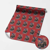 Bigfoot 250th Anniversary Wrapping Paper Roll USA Independence 250 Years Of Freedom 1776 2026 Patriotic Flag