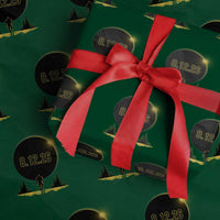 Bigfoot August 12 2026 Total Solar Eclipse Wrapping Paper Roll Totality Sasquatch Cryptid Stargazer Memorabilia