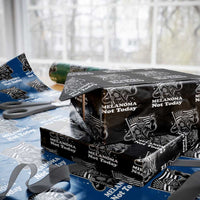Bigfoot Black Ribbon Wrapping Paper Roll Not Today Melanoma Awareness Gift