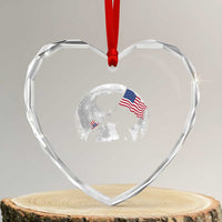 Bigfoot Boop Cat Moon Heart Crystal Glass Ornament Funny Sasquatch Meme 4th of July