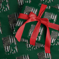 Bigfoot Deer Hunting Wrapping Paper Roll Camo US Flag Deer Elk Buck Hunting Hunter Dad
