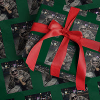 Bigfoot Drinking Iced Coffee Wrapping Paper Roll Funny Sasquatch Streetwear
