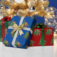 Bigfoot Gamer Christmas Wrapping Paper Roll Funny Sasquatch Gaming Xmas - Wonder Print Shop
