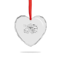 Bigfoot Gun Owner Heart Crystal Glass Ornament Camo US American Flag Sasquatch Rifle - Wonder Print Shop