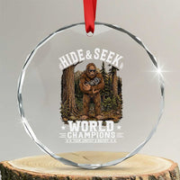 Bigfoot Jimothy The Raccoon Cryptid Animal Friendship Crystal Glass Ornament Hide And Seek World Champions
