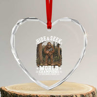 Bigfoot Jimothy The Raccoon Cryptid Animal Friendship Heart Crystal Glass Ornament Hide And Seek World Champions