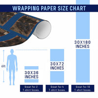 Bigfoot Mechanic Meme Wrapping Paper Roll Funny Sasquatch Fixing Cars