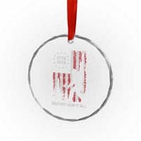Bigfoot Sasquatch USA 250th Anniversary Crystal Glass Ornament Retro Bigfoot Saw It All 250 Years 1776 2026 4th of July