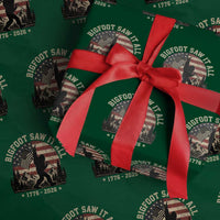 Bigfoot Saw It All 250 Years 1776 2026 4th of July Wrapping Paper Roll
