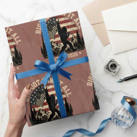 Bigfoot Saw It All 250 Years 1776 2026 4th of July Wrapping Paper Roll