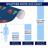 Bigfoot Six Seven Meme Wrapping Paper Roll 67 Viral Gen Alpha Slang Gift - Wonder Print Shop