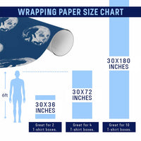Bigfoot Walking Dachshund Wrapping Paper Roll Funny Doxie Wiener Sasquatch Night Stroll Full Moon - Wonder Print Shop