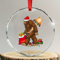 Bigfoot Xmas Crystal Glass Ornament Xmas Movie Sasquatch Lovers TS10