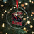 Biker Santa Claus Crystal Glass Ornament Oh What Fun It Is To Ride Motorcycle Xmas - Wonder Print Shop