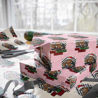 Biker Santa Six Seven Bruh Wrapping Paper Roll Christmas Gift For Gen Z - Wonder Print Shop