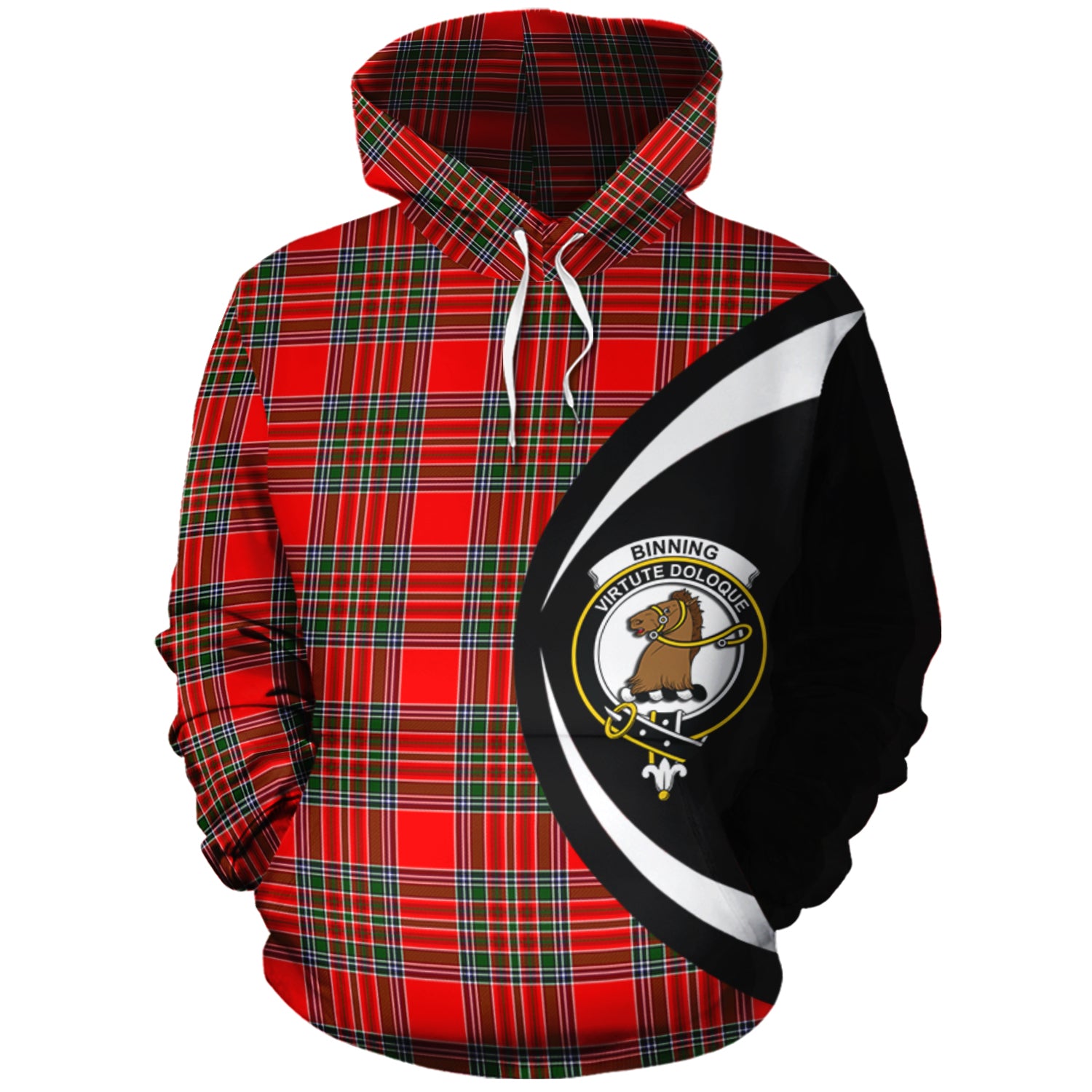scottish-binning-clan-crest-circle-style-tartan-hoodie