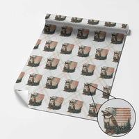 Bird Nerd Wrapping Paper Roll Funny Bird Watching Patriotic American Flag - Wonder Print Shop