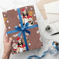 Birthday Boy Jesus Christmas Wrapping Paper Roll Christian Xmas - Wonder Print Shop