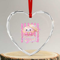 Birthday Girl Cute Glitter Dumpling Heart Crystal Glass Ornament Kawaii Food Squishy Summer Stripes