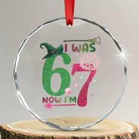 Birthday Girl I Was 6 Now I Am 7 Crystal Glass Ornament Gift For Alpha Kids - Wonder Print Shop