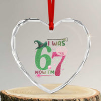 Birthday Girl I Was 6 Now I Am 7 Heart Crystal Glass Ornament Gift For Alpha Kids - Wonder Print Shop