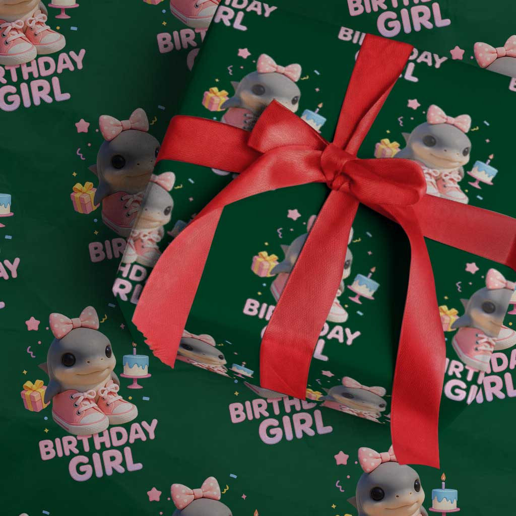 Birthday Girl Wrapping Paper Roll Italian Brainrot Meme Party Funny Las Tralaleritas - Wonder Print Shop