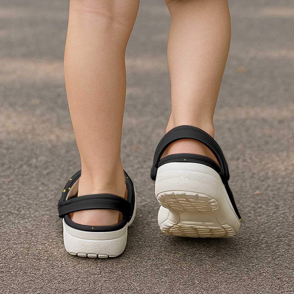 Bison Buffalo Soldiers Clogs Shoes American Heroes Black Grunge Style - Wonder Print Shop